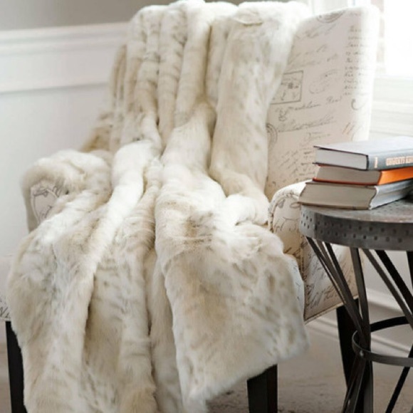 Fabulous Furs Other - NWOT Limited Edition Lynx Faux Fur Throw 60”x72”